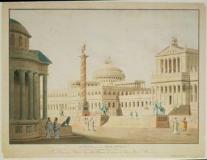 El Capitolio, diseño de escenografía para 